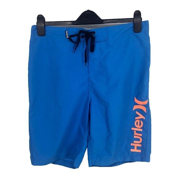 Hurley Board Shorts Mens Size 30 Blue Swim Trunks - Picture 1 of 7